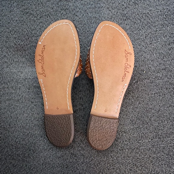 Sam Edelman Womens Crystal Embossed Leather Slide - Picture 2 of 4